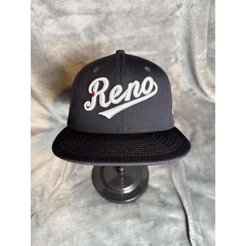 Reno Aces Hat Cap Fitted Mens One Size Navy Blue MILB‎ Baseball On Field New Era
